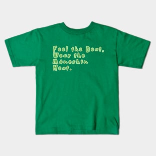 Feel the Beat, Wear the Måneskin  Heat. Kids T-Shirt